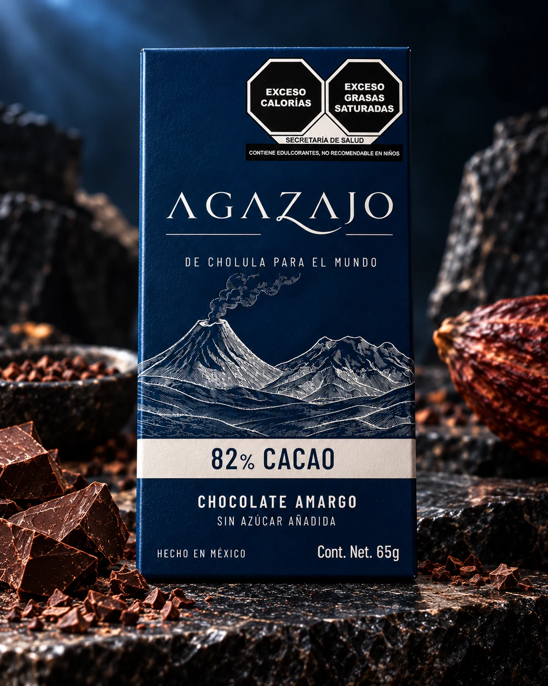 Barra Agazajo 82% cacao